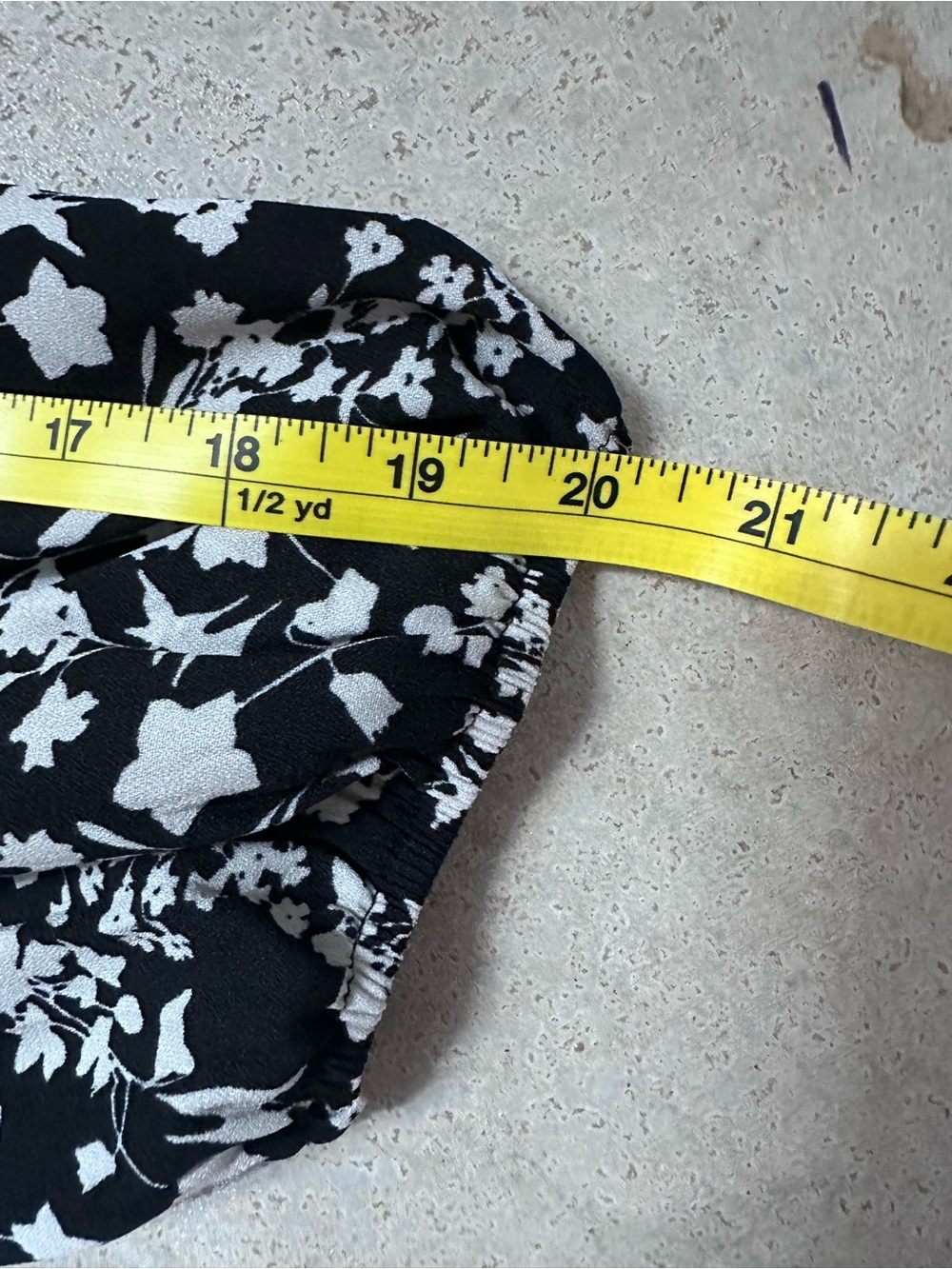 Lane Bryant Floral Pleated Midi Dress Black White Long Sleeve Plus Women’s 20 - Picture 9 of 9